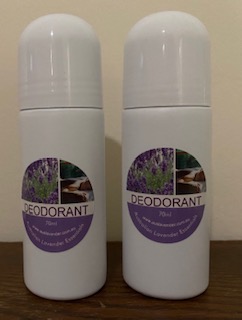 Deodorant with lavender