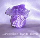 Lavender bath bomb