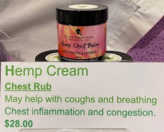 Hemp Cream Lavender and Eucalyptus Chest Rub 60g