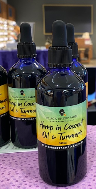 Hemp Oil in Coconut Oil and turmeric 100ml 