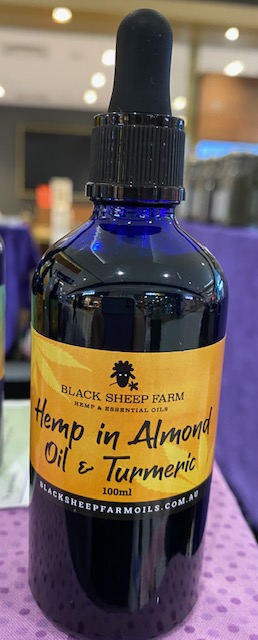 Hemp Oil in Sweet Almond Oil and Turmeric 100ml